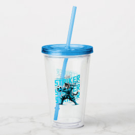 Athletic Soccer Cat Tumbler - Kids Game Day Hydrat アクリルタンブラー