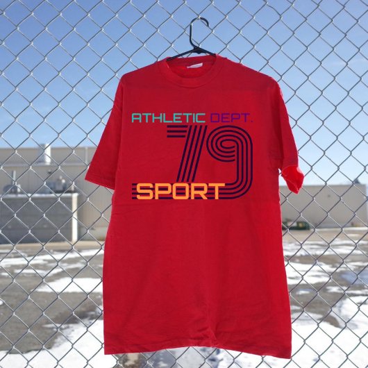 Athletic sport 79 varsity casual tシャツ