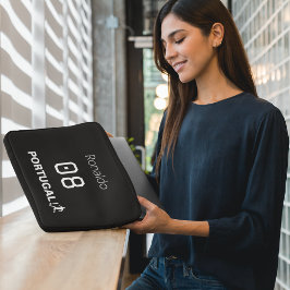 Athletic Team Jersey Name Number Soccer ラップトップスリーブ