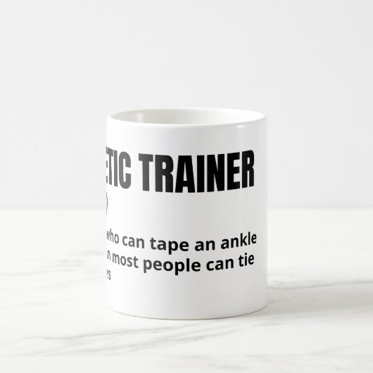 Athletic Trainer Coffee Mug – Funny Definition コーヒーマグカップ (中央)