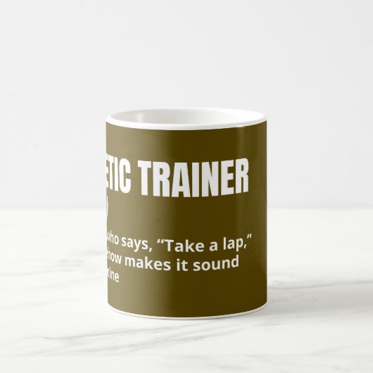 Athletic Trainer Definition Coffee Cup コーヒーマグカップ (中央)