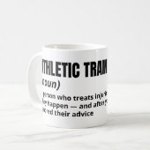 Athletic Trainer Funny Definition Coffee Mug コーヒーマグカップ (正面左)