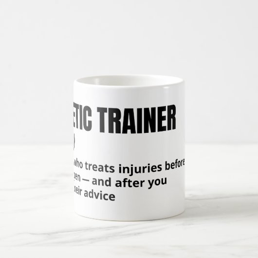 Athletic Trainer Funny Definition Coffee Mug コーヒーマグカップ (中央)