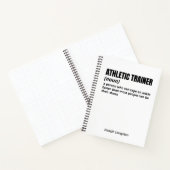 Athletic Trainer – Funny Definition Journal ノートブック (内部)
