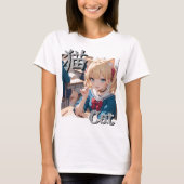 Athletic uniform-inspired design　　Cat Tシャツ (正面)