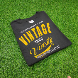 Athletic urban streeatwear vintage varsity tシャツ