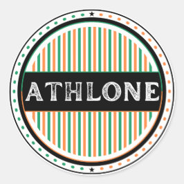 Athlone City Pride Emblem – Irish Identity ラウンドシール