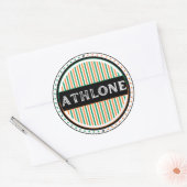 Athlone City Pride Emblem – Irish Identity ラウンドシール (封筒)