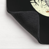 Atiel Bird Witch Hat Funny Halloween Animal Lover  マウスパッド (コーナー)