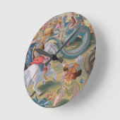 Atiliusローマの領事はアフリカのSerpeを抑制します ラウンド壁時計 (傾斜)
