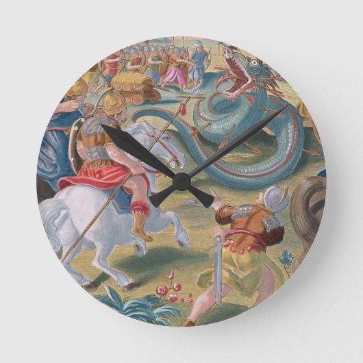 Atiliusローマの領事はアフリカのSerpeを抑制します ラウンド壁時計 (正面)