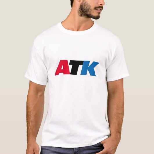 ATKはロゴのティーを嘆きます Tシャツ (正面)