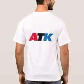 ATKはロゴのティーを嘆きます Tシャツ (裏面)