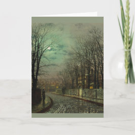 Atkinson Grimshaw Tryst CC0610グリーティングカード カード