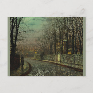 Atkinson Grimshaw Tryst CC0611はがき ポストカード