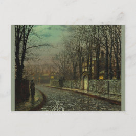 Atkinson Grimshaw Tryst CC0611はがき ポストカード