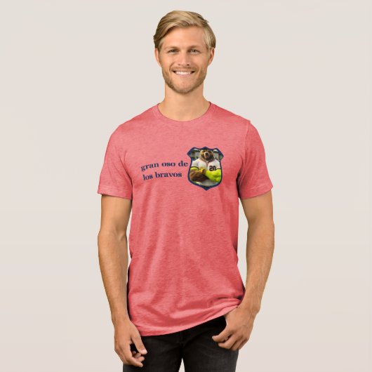 ATLからのビッグ・ベア トライブレンドTシャツ (正面全面)