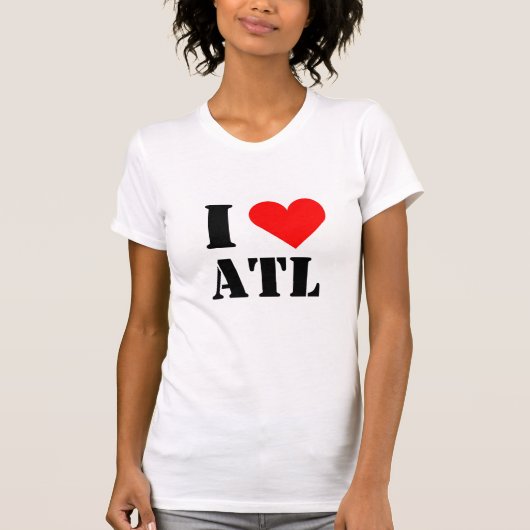 ATLが大好き ハートTシャツ Tシャツ (正面)