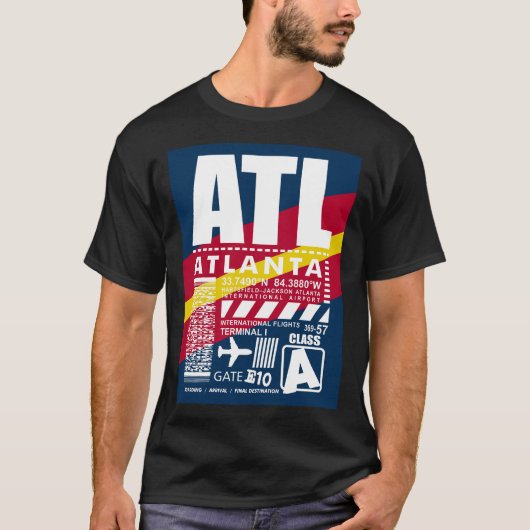 ATLアトランタエアポート Tシャツ (正面)