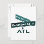 ATLピークトリーシンボルや象徴 ポストカード (正面/裏面)