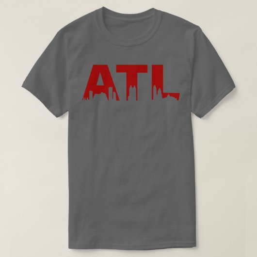 ATL赤 Tシャツ (デザイン正面)