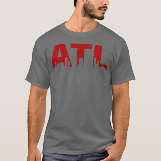 ATL赤 Tシャツ