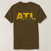ATL金ゴールド Tシャツ (デザイン正面)