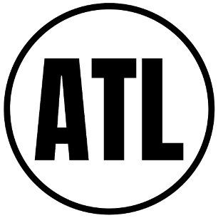 ATL – アトランタクラシックラウンドステッカー ラウンドシール