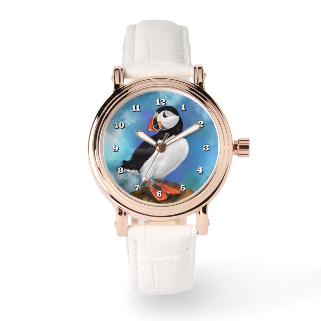 Atlancic Puffin Watch 腕時計 (正面)