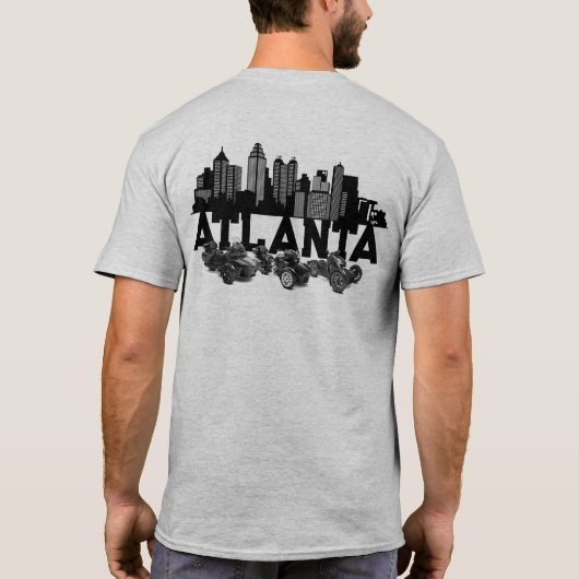 Atlantaチャプター - アトランタスカイライン tシャツ (裏面)