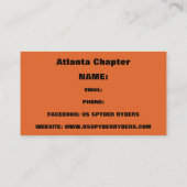 Atlanta支部 - 名刺 2 (裏面)