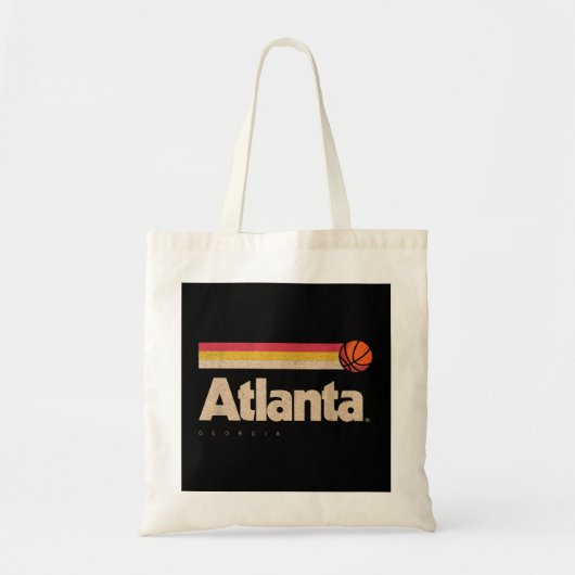 Atlanta Basketball B-Ball City Georgia Retro Atlan トートバッグ (正面)