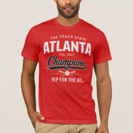 Atlanta Champion Vintage Baseball Style Tシャツ