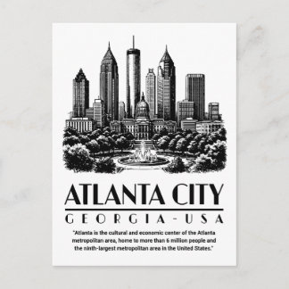 Atlanta City Georgia USA ポストカード