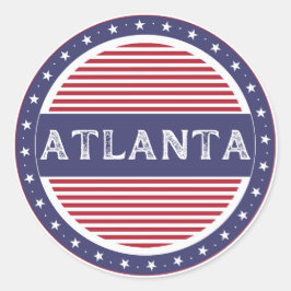 Atlanta City Pride Emblem – American Identity ラウンドシール