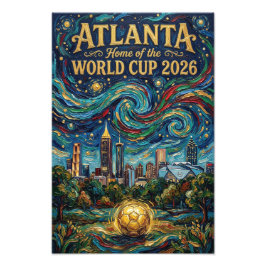 Atlanta Football Art 2026 City Stadium Design フォトプリント