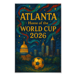 Atlanta Football Elegant Artwork 2026  フォトプリント