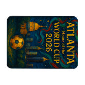 Atlanta Football Elegant Artwork 2026  マグネット (横)