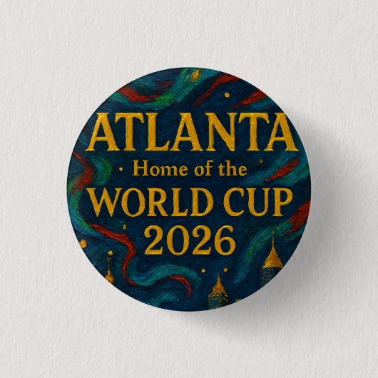 Atlanta Football Elegant Artwork 2026  缶バッジ (正面)