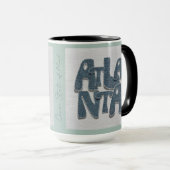 Atlanta Georgia Denim Mug  マグカップ (正面右)