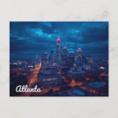 Atlanta Georgia Downtown Skyline ポストカード (正面)