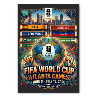 Atlanta Georgia FIFA World Cup 2026 テーブルナンバー