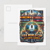 Atlanta Georgia FIFA World Cup 2026 ポストカード (正面/裏面)