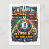 Atlanta Georgia FIFA World Cup 2026 ポストカード (正面)