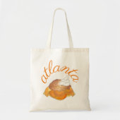 Atlanta Georgia GA Peach Cobbler Southern Dessert トートバッグ (正面)