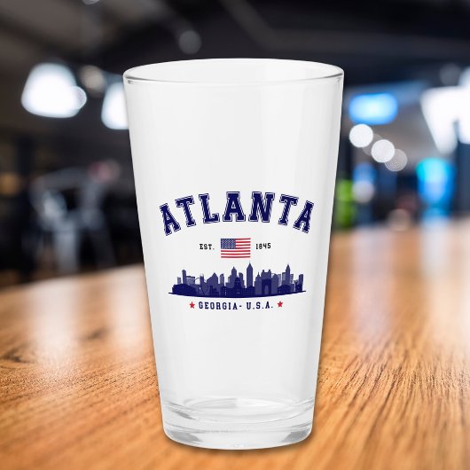 Atlanta Georgia Modern Cityline タンブラーグラス