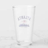 Atlanta Georgia Modern Cityline タンブラーグラス (裏面)