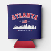 Atlanta Georgia Modern Cityline 缶クーラー (裏面)