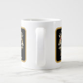 Atlanta Georgia Rottweiler Cultural Pride Art ジャンボコーヒーマグカップ (裏面)