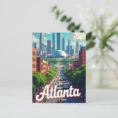 Atlanta Georgia USA Famous Travel Place ポストカード (スタンド正面)